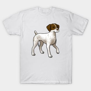 Dog - German Shorthaired Pointer - Liver White Ticked T-Shirt